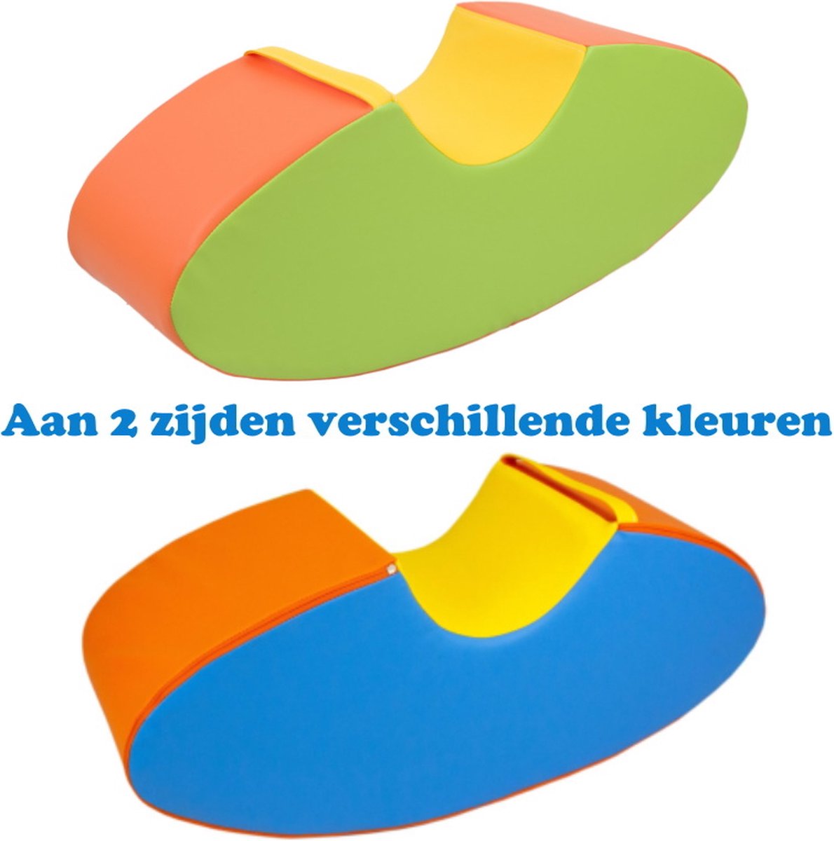Soft Play Foam Schommelwip multicolor | rocker | wipwap | foamblokken | bouwblokken | Soft play speelgoed | schuimblokken